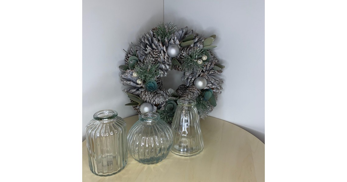 Wreath and Bottles